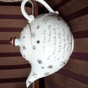 Christmas Snowman Teapot